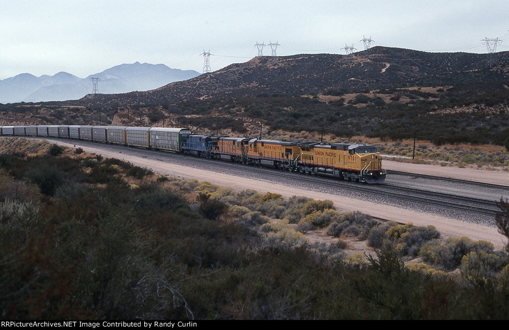 UP 9701 on Cajon Pass